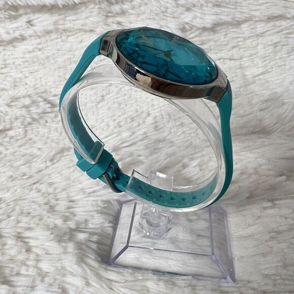RUMBA TIME for American Eagle Outfitters Women's Watch Teal /Aqua Silicone Band - Picture 14 of 16